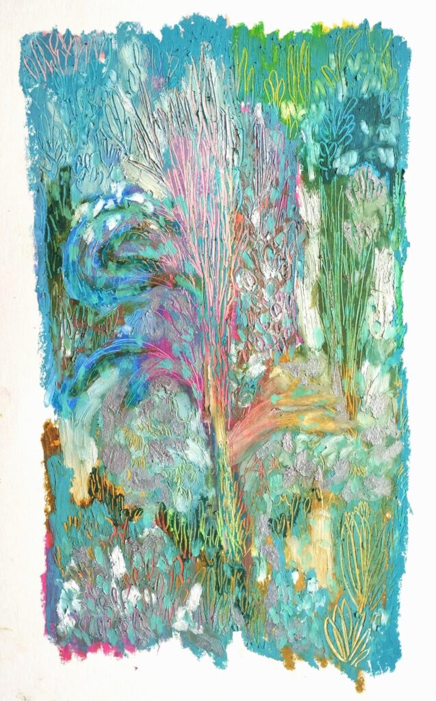Sgraffito de Corinne Penin - Jardin sous-marin 4